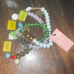 Inspirational Beaded Bracelet Set